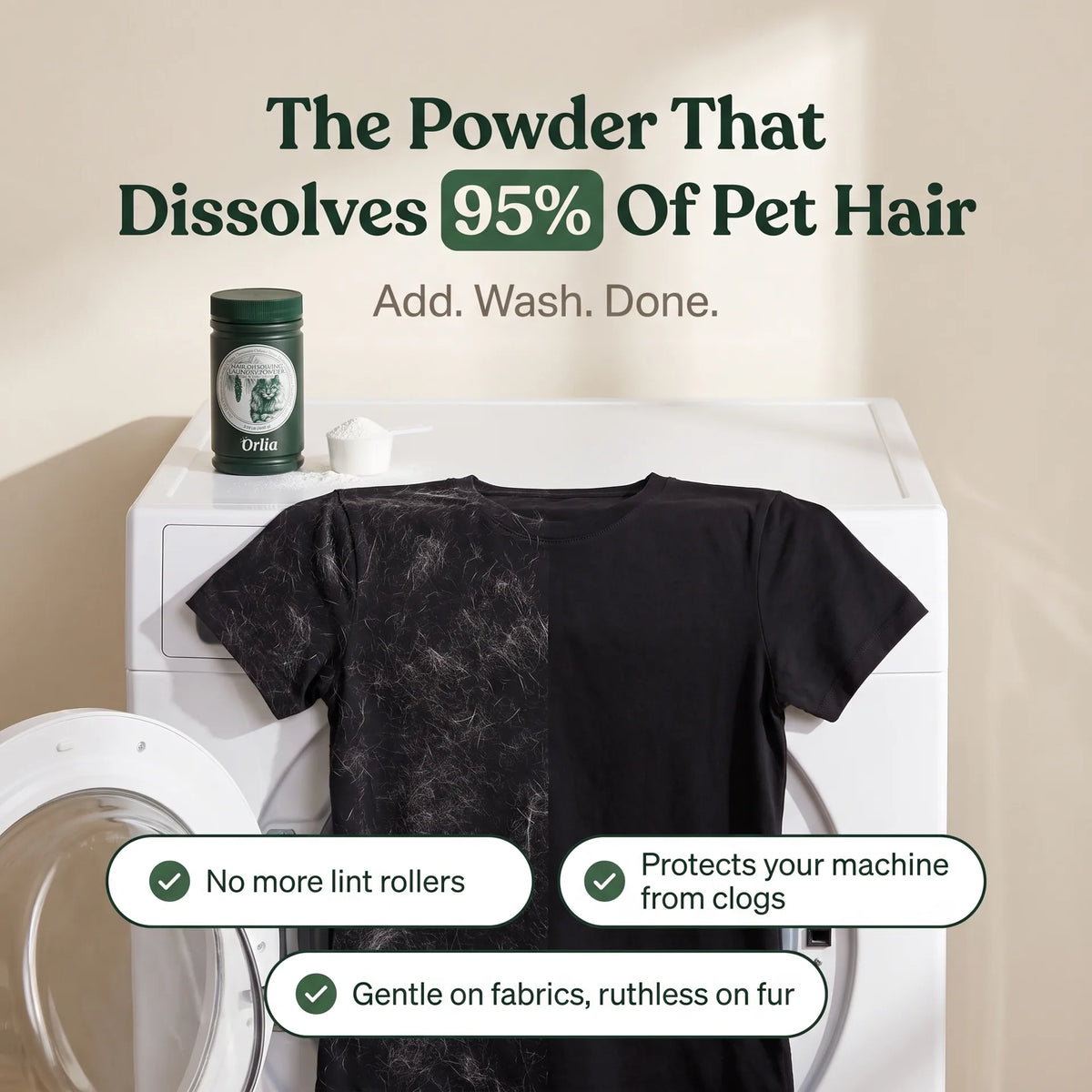 Orlia Pet Hair Dissolver